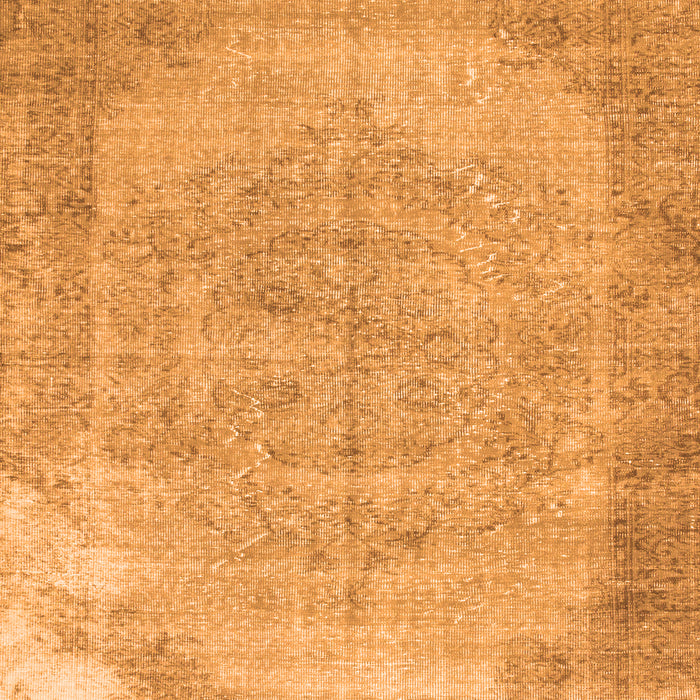 Abstract Orange Contemporary Rug, con755org