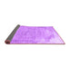 Sideview of Abstract Purple Contemporary Rug, con755pur