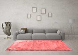 Contemporary Red Washable Rugs