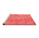 Bohemian Red Washable Rugs