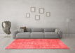 Bohemian Red Washable Rugs