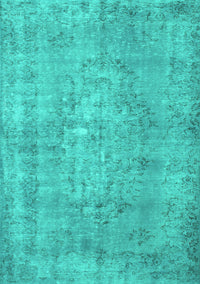 Persian Turquoise Bohemian Rug, con756turq