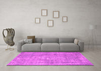 Machine Washable Persian Pink Bohemian Rug, wshcon756pnk