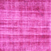 Square Abstract Pink Contemporary Rug, con757pnk