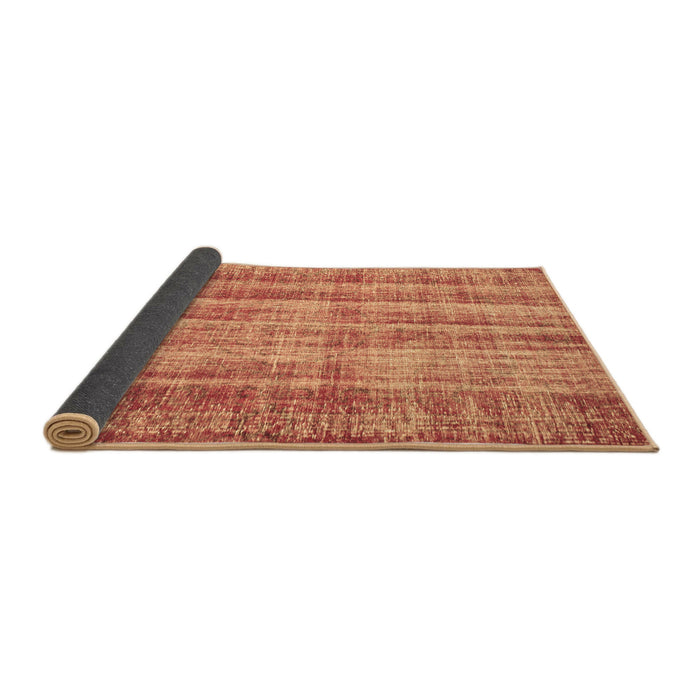 Sideview of Abstract Brown Contemporary Rug, con757brn