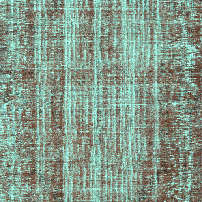 Machine Washable Abstract Turquoise Contemporary Area Rugs, wshcon757turq