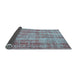 Sideview of Abstract Light Blue Contemporary Rug, con757lblu