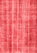 Abstract Red Contemporary Area Rugs