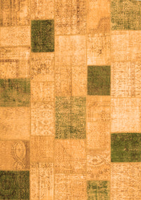 Patchwork Orange Transitional Rug, con758org