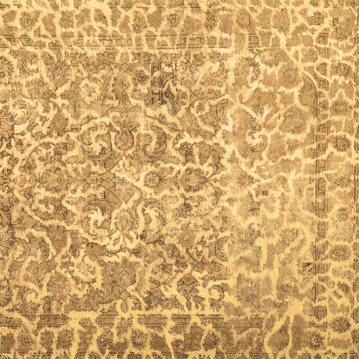 Square Abstract Brown Contemporary Rug, con759brn