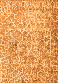 Abstract Orange Contemporary Rug, con759org