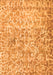 Abstract Orange Contemporary Rug, con759org