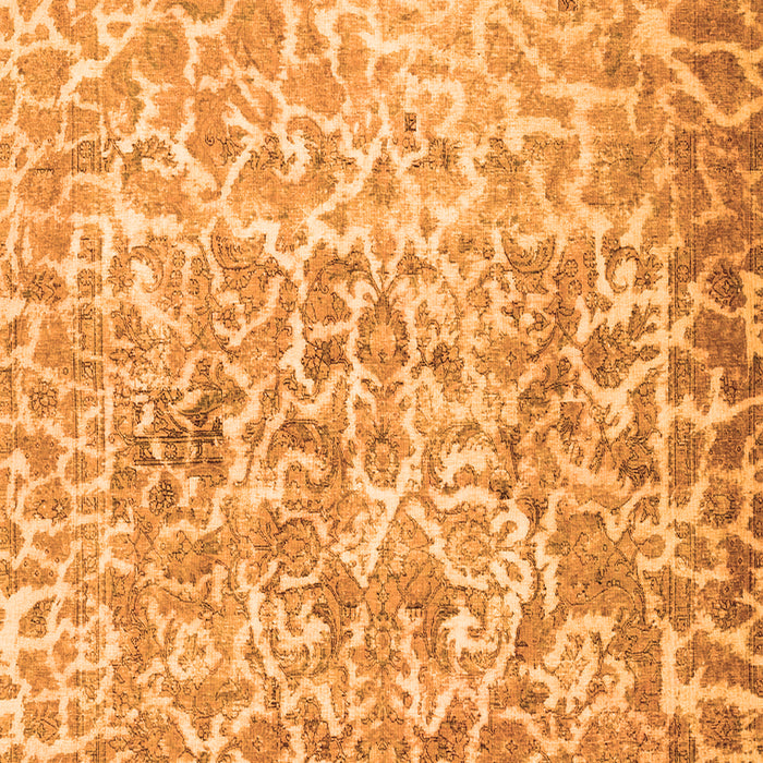 Abstract Orange Contemporary Rug, con759org