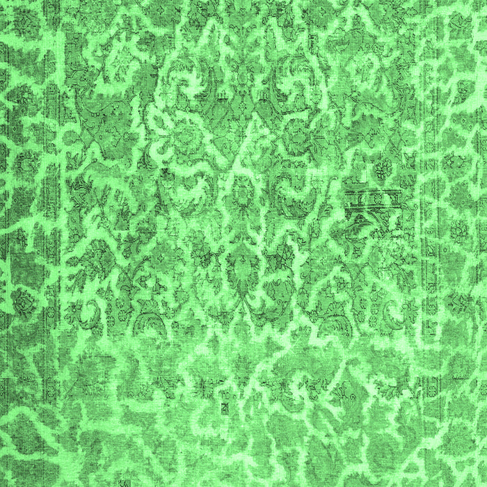 Abstract Emerald Green Contemporary Rug, con759emgrn