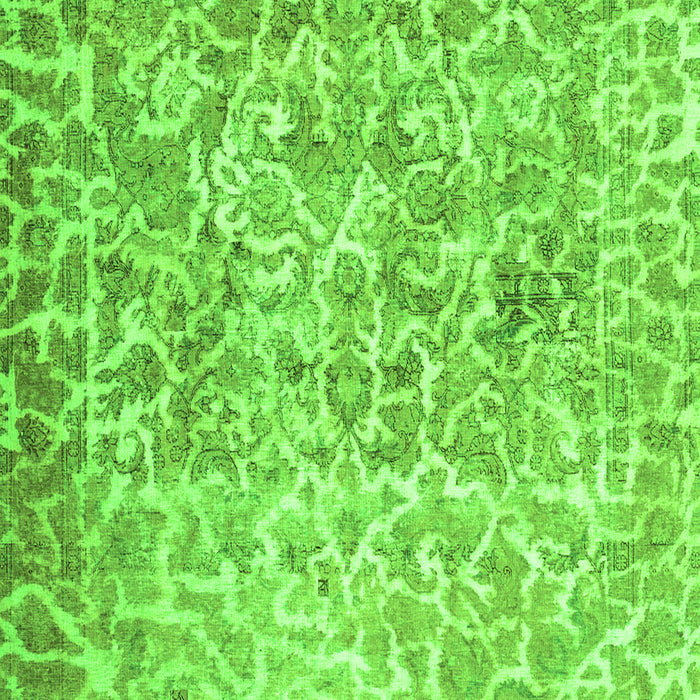 Abstract Green Contemporary Rug, con759grn