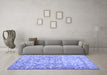 Machine Washable Abstract Blue Contemporary Rug in a Living Room, wshcon759blu