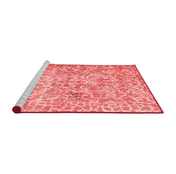 Contemporary Red Washable Rugs