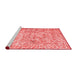 Contemporary Red Washable Rugs