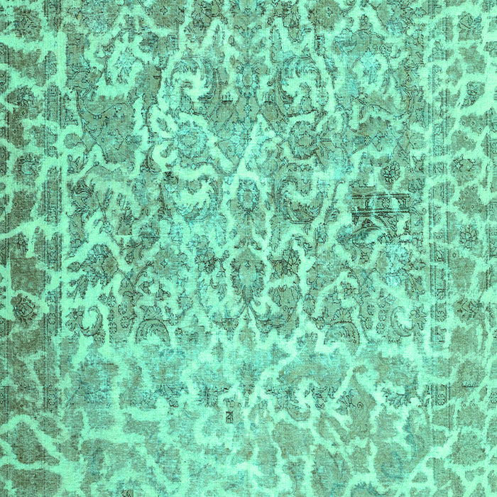 Machine Washable Abstract Turquoise Contemporary Area Rugs, wshcon759turq