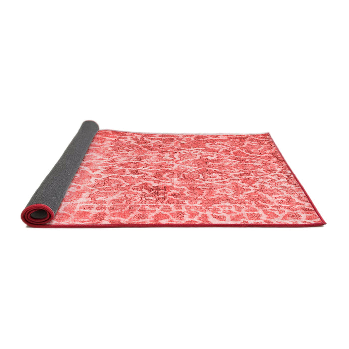 Abstract Red Contemporary Area Rugs
