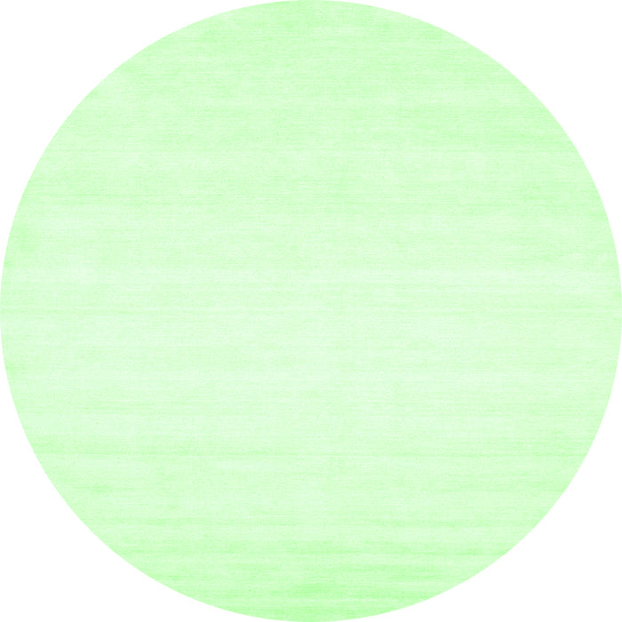 Square Solid Green Modern Rug, con75grn