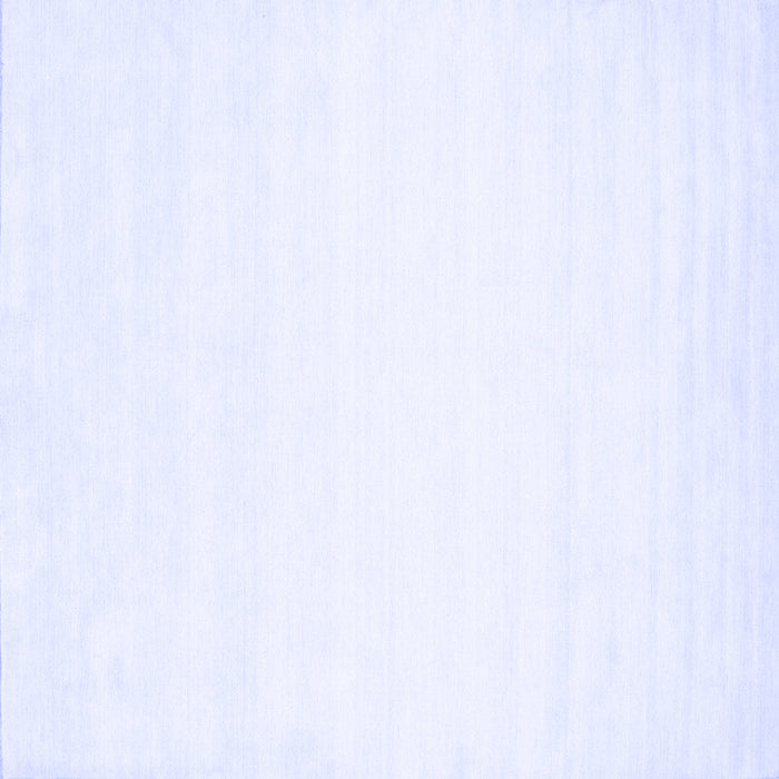 Square Solid Blue Modern Rug, con75blu