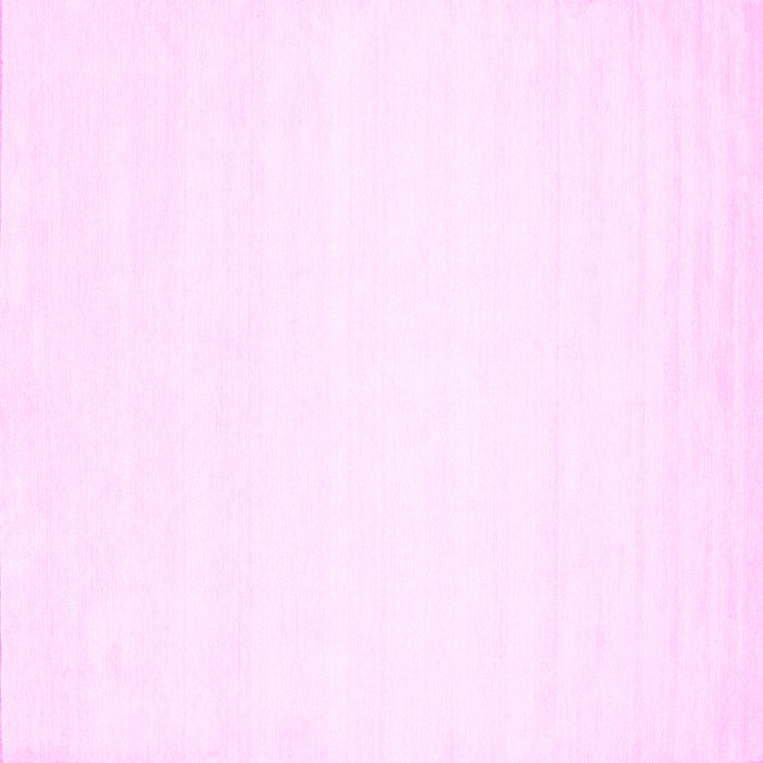 Square Machine Washable Solid Pink Modern Rug, wshcon75pnk