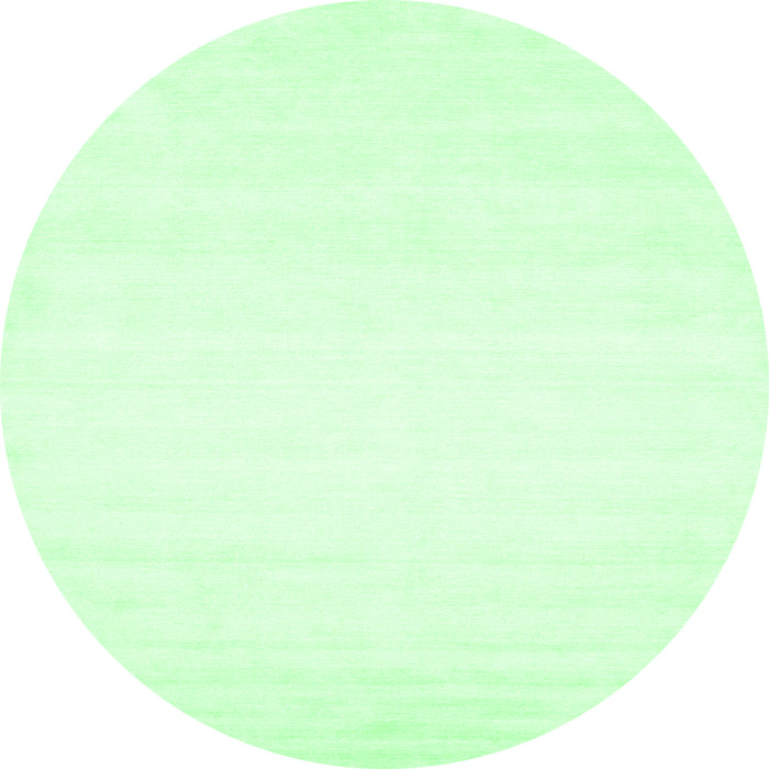 Round Solid Emerald Green Modern Rug, con75emgrn