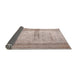 Thickness of Contemporary Rose Pink Modern Rug, con760