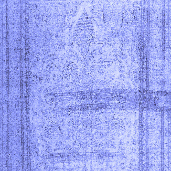 Abstract Blue Contemporary Rug, con760blu