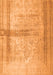 Serging Thickness of Machine Washable Abstract Orange Contemporary Area Rugs, wshcon760org