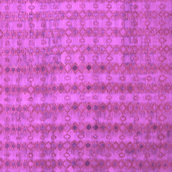 Square Machine Washable Abstract Purple Contemporary Area Rugs, wshcon761pur