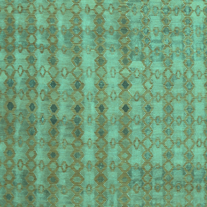 Abstract Turquoise Contemporary Rug, con761turq