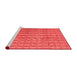 Contemporary Red Washable Rugs