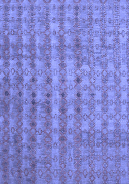 Abstract Blue Contemporary Rug, con761blu