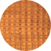 Machine Washable Abstract Orange Contemporary Area Rugs, wshcon761org