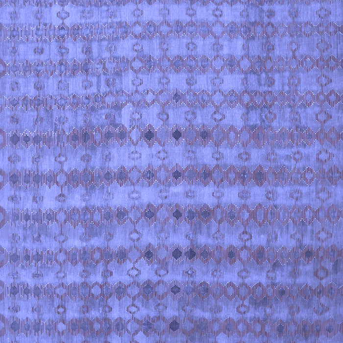 Square Abstract Blue Contemporary Rug, con761blu