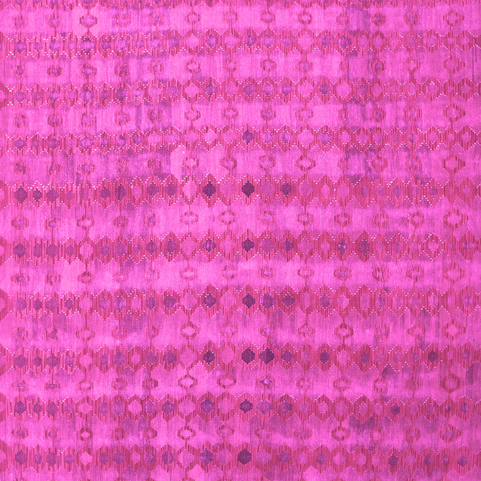 Square Machine Washable Abstract Pink Contemporary Rug, wshcon761pnk