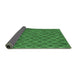 Sideview of Abstract Emerald Green Contemporary Rug, con762emgrn