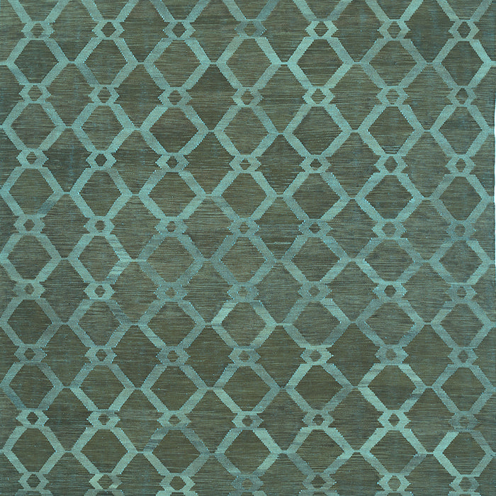 Square Abstract Light Blue Contemporary Rug, con762lblu