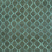 Square Abstract Light Blue Contemporary Rug, con762lblu