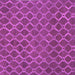 Square Machine Washable Abstract Purple Contemporary Area Rugs, wshcon762pur