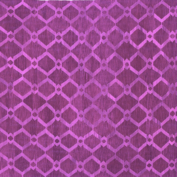Square Abstract Purple Contemporary Rug, con762pur