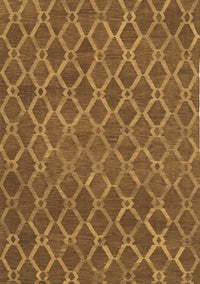 Abstract Brown Contemporary Rug, con762brn