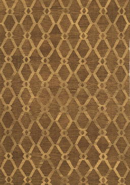 Abstract Brown Contemporary Rug, con762brn