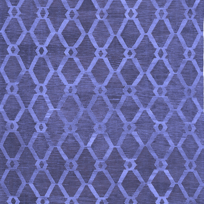 Abstract Blue Contemporary Rug, con762blu
