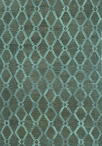 Abstract Light Blue Contemporary Rug, con762lblu