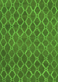 Abstract Green Contemporary Rug, con762grn