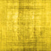 Square Abstract Yellow Contemporary Rug, con763yw