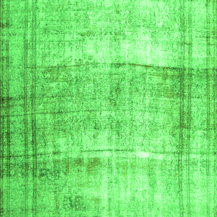 Abstract Green Contemporary Rug, con763grn